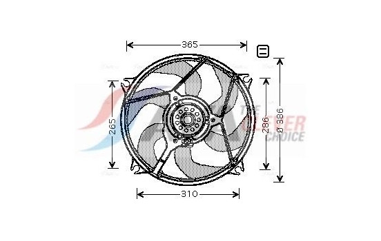 Cooling fan CN7531 Ava Quality Cooling