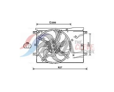 Cooling fan CN7550 Ava Quality Cooling