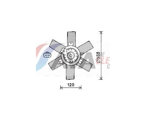 Cooling fan CN7553 Ava Quality Cooling