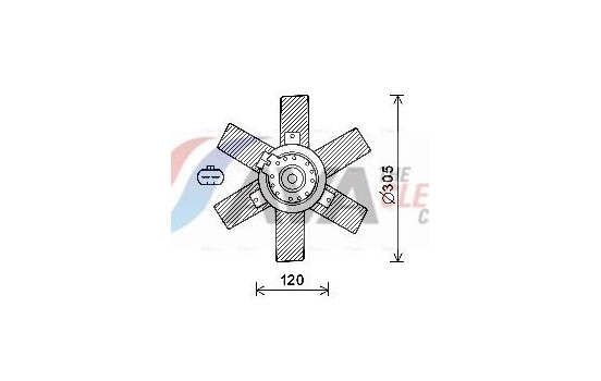 Cooling fan CN7553 Ava Quality Cooling