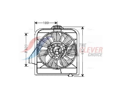 Cooling fan CR7504 Ava Quality Cooling