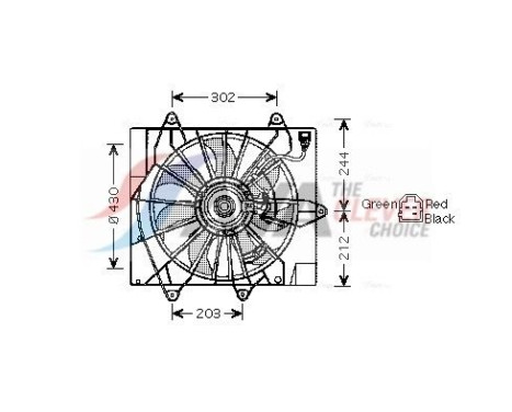 Cooling fan CR7512 Ava Quality Cooling