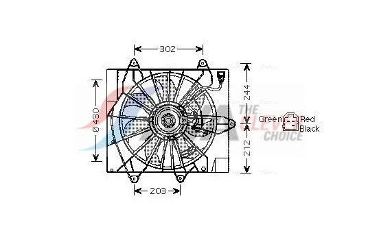Cooling fan CR7512 Ava Quality Cooling