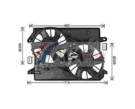 Cooling fan CR7513 Ava Quality Cooling