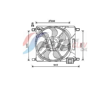Cooling fan CT7501 Ava Quality Cooling