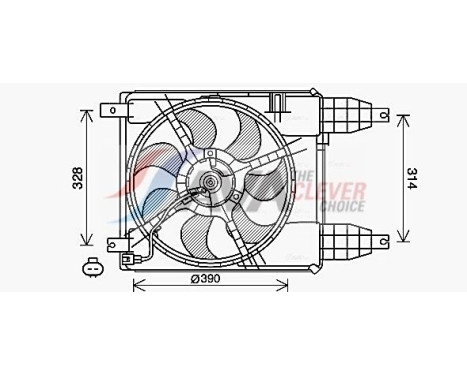 Cooling fan CT7504 Ava Quality Cooling