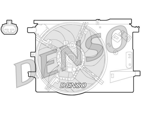 Cooling fan DER09053 Denso
