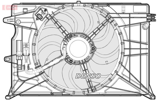 Cooling fan DER09073 Denso, Image 3