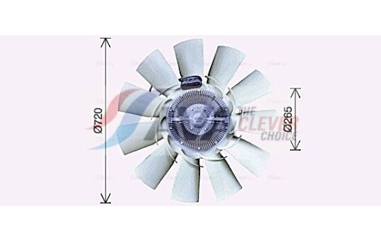 Cooling fan DFF083 Ava Quality Cooling, Image 3