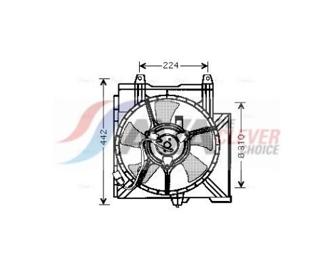 Cooling fan DN7509 Ava Quality Cooling