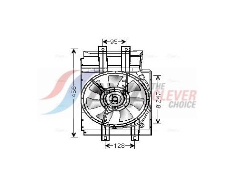 Cooling fan DN7519 Ava Quality Cooling