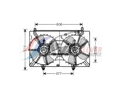 Cooling fan DN7529 Ava Quality Cooling
