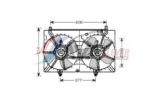Cooling fan DN7529 Ava Quality Cooling