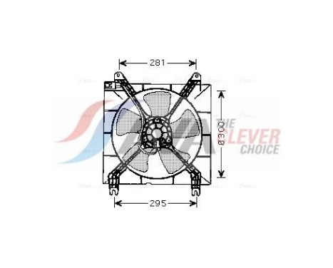 Cooling fan DW7507 Ava Quality Cooling