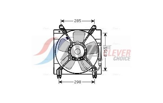 Cooling fan DW7509 Ava Quality Cooling