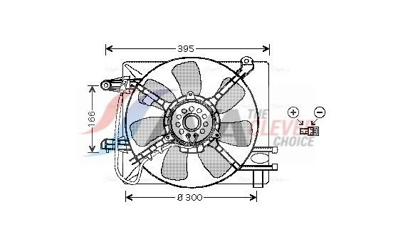 Cooling fan DW7517 Ava Quality Cooling