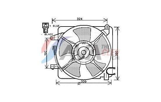Cooling fan DW7519 Ava Quality Cooling