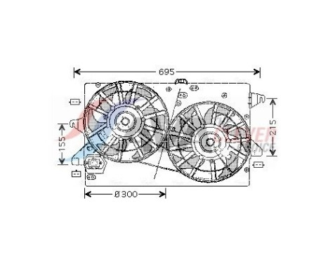 Cooling fan FD7503 Ava Quality Cooling