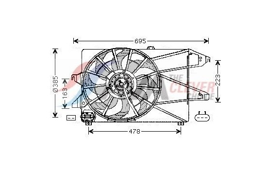 Cooling fan FD7504 Ava Quality Cooling