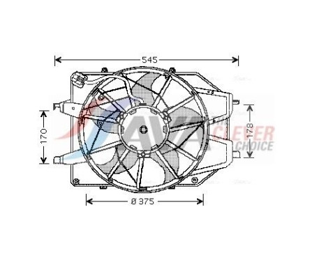 Cooling fan FD7509 Ava Quality Cooling