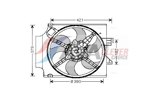 Cooling fan FD7513 Ava Quality Cooling