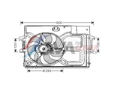 Cooling fan FD7519 Ava Quality Cooling