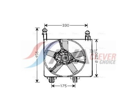 Cooling fan FD7524 Ava Quality Cooling