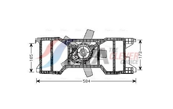 Cooling fan FD7540 Ava Quality Cooling