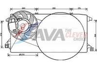 Cooling fan FD7545 Ava Quality Cooling