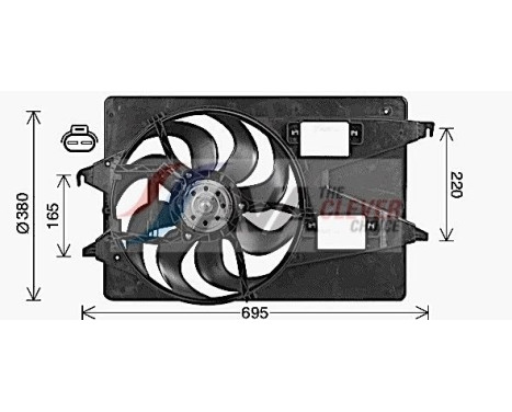 Cooling fan FD7555 Ava Quality Cooling