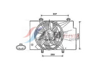 Cooling fan FD7557 Ava Quality Cooling