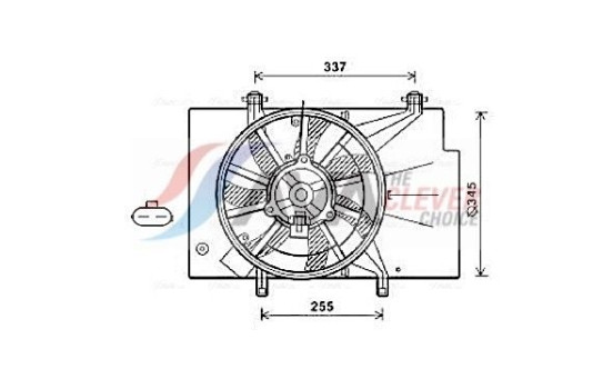 Cooling fan FD7559 Ava Quality Cooling, Image 2