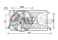 Cooling fan FD7563 Ava Quality Cooling
