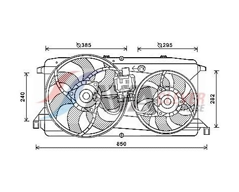 Cooling fan FD7579 Ava Quality Cooling
