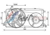 Cooling fan FD7580 Ava Quality Cooling