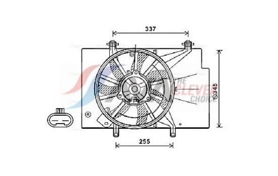 Cooling fan FD7582 Ava Quality Cooling