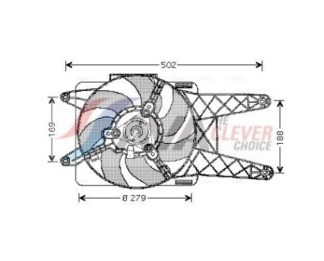 Cooling fan FT7512 Ava Quality Cooling