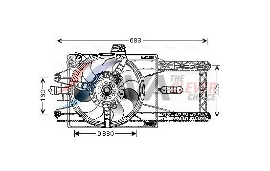 Cooling fan FT7529 Ava Quality Cooling