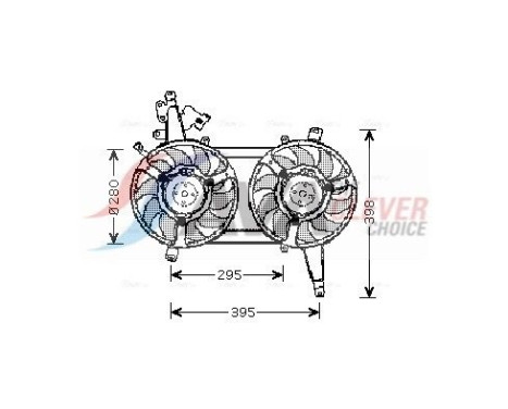Cooling fan FT7542 Ava Quality Cooling