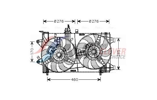 Cooling fan FT7561 Ava Quality Cooling