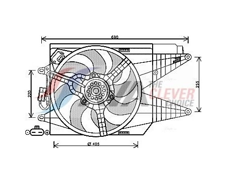 Cooling fan FT7566 Ava Quality Cooling