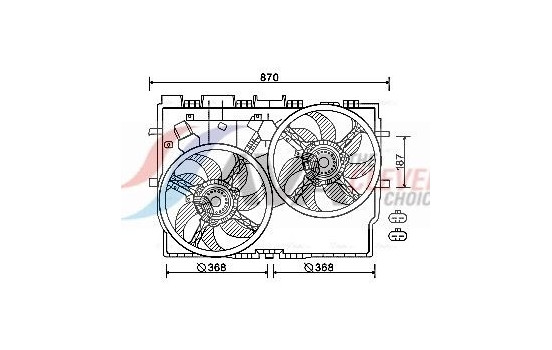 Cooling fan FT7583 Ava Quality Cooling