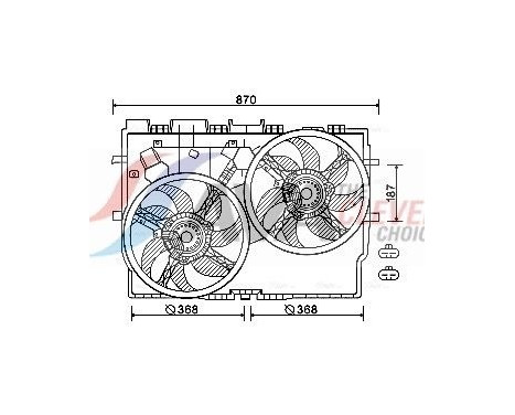 Cooling fan FT7584 Ava Quality Cooling