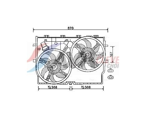 Cooling fan FT7586 Ava Quality Cooling