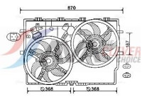 Cooling fan FT7587 Ava Quality Cooling