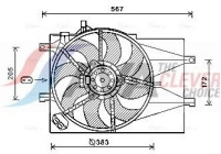 Cooling fan FT7598 Ava Quality Cooling