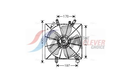 Cooling fan HD7507 Ava Quality Cooling