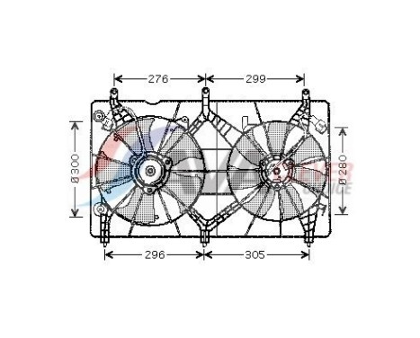 Cooling fan HD7517 Ava Quality Cooling