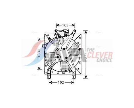 Cooling fan HD7524 Ava Quality Cooling