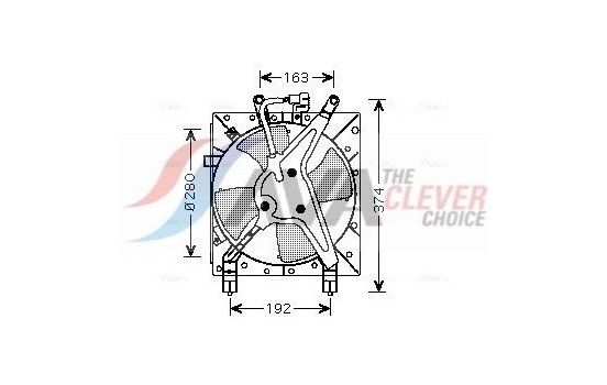 Cooling fan HD7524 Ava Quality Cooling